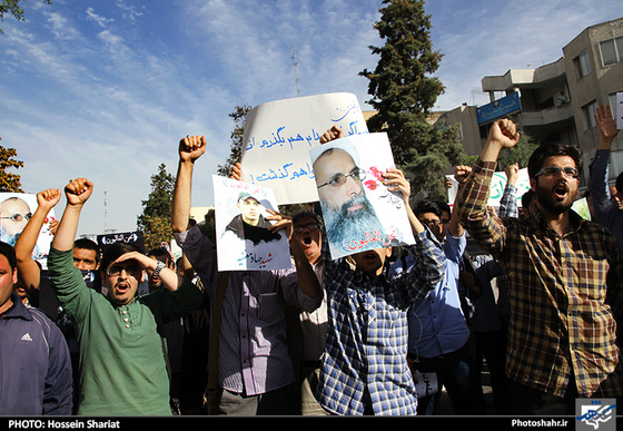 تجمع مردم مشهد در اعتراض به جنایات عربستان  | عکاس : حسین شریعت