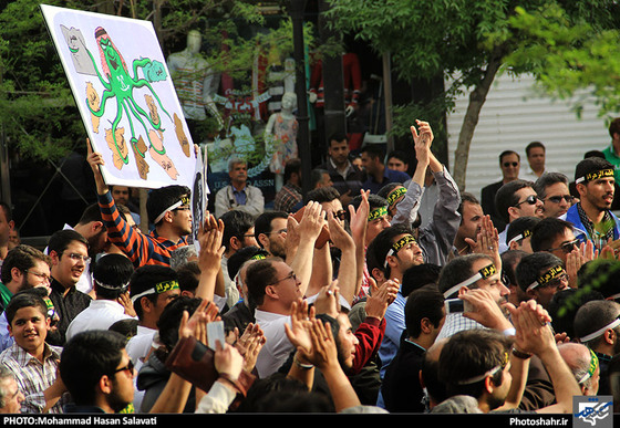  تجمع مردم و هیئات مذهبی مشهد در اعتراض به جنایات آل سعود | عکاس : محمد حسن صلواتی