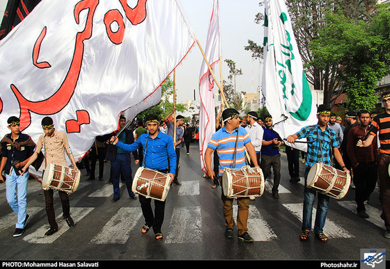  تجمع مردم و هیئات مذهبی مشهد در اعتراض به جنایات آل سعود | عکاس : محمد حسن صلواتی