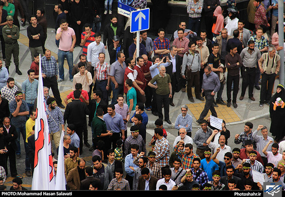  تجمع مردم و هیئات مذهبی مشهد در اعتراض به جنایات آل سعود | عکاس : محمد حسن صلواتی