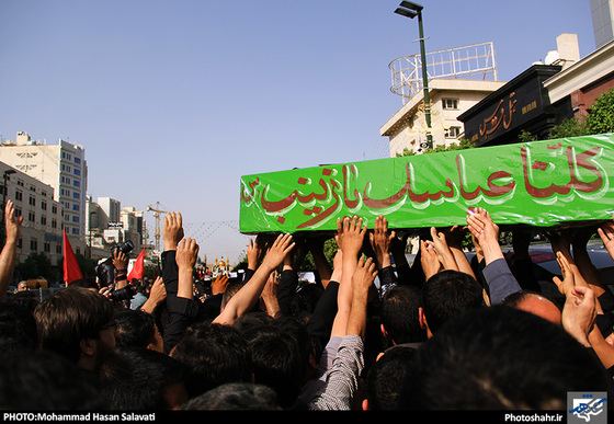 گزارش تصویری | تشییع دو شهید مدافع حرم در مشهد | عکاس : محمد حسن صلواتی