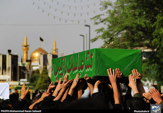 گزارش تصویری | تشییع دو شهید مدافع حرم در مشهد | عکاس : محمد حسن صلواتی