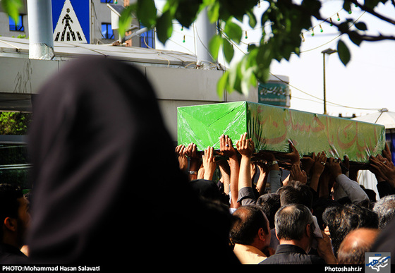 گزارش تصویری | تشییع دو شهید مدافع حرم در مشهد | عکاس : محمد حسن صلواتی