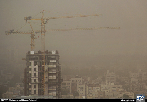 گزارش تصویری | هوای غبار آلود مشهد | عکاس : محمد حسن صلواتی