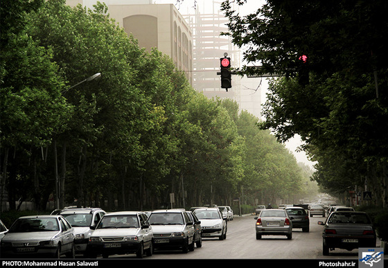 گزارش تصویری | هوای غبار آلود مشهد | عکاس : محمد حسن صلواتی