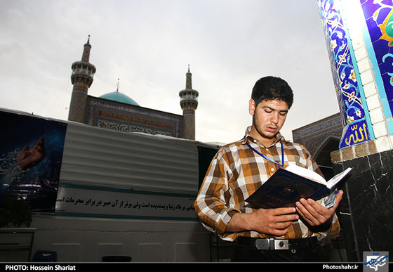 گزارش تصویری | آیین معنوی اعتکاف در حرم مطهر رضوی | عکاس : حسین شریعت