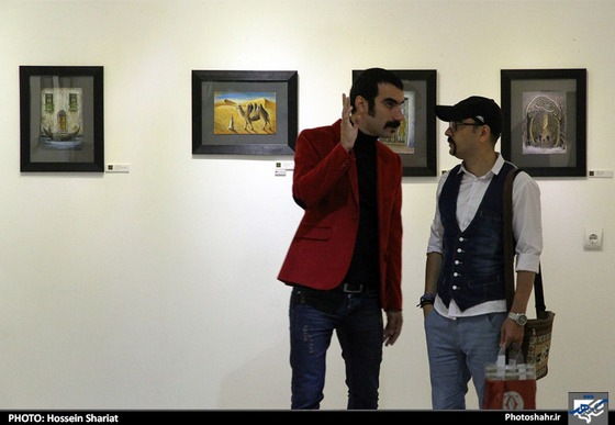 گزارش  تصویری | "دو نفر و نصفی" نمایشگاه کارتون های رضا جنگی | عکس : حسین شریعت