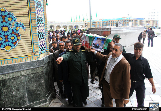 گزارش تصویری | تشییع و خاکسپاری شهید غلامرضا علیزاده | عکس : حسین شریعت