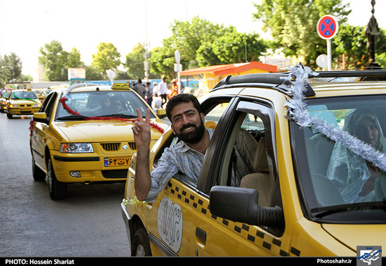 گزارش تصویری |  ورود 600 زوج دانشجو به مشهد مقدس | عکس : حسین شریعت