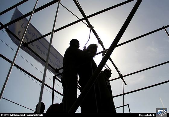 گزارش تصویری اعدام سه سارق مسلح در مشهد | عکس : محمد حسن صلواتی 
