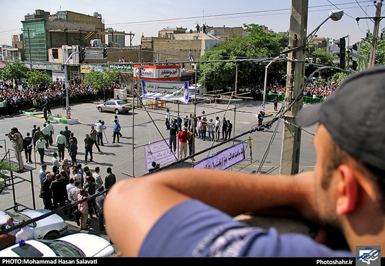 گزارش تصویری اعدام سه سارق مسلح در مشهد | عکس : محمد حسن صلواتی 