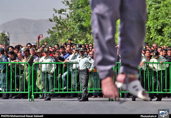 گزارش تصویری اعدام سه سارق مسلح در مشهد | عکس : محمد حسن صلواتی 