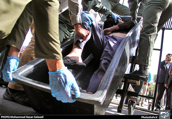 گزارش تصویری اعدام سه سارق مسلح در مشهد | عکس : محمد حسن صلواتی 