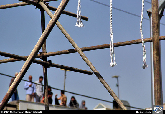 گزارش تصویری اعدام سه سارق مسلح در مشهد | عکس : محمد حسن صلواتی 