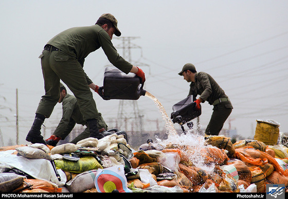گزارش تصویری| امحاء 57 تن مواد مخدر و روان گردان در مشهد | عکس : محمد حسن صلواتی/شهرآرا