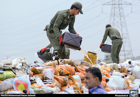 گزارش تصویری| امحاء 57 تن مواد مخدر و روان گردان در مشهد | عکس : محمد حسن صلواتی/شهرآرا