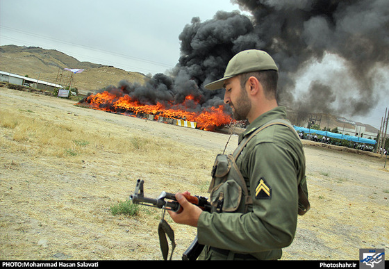 گزارش تصویری| امحاء 57 تن مواد مخدر و روان گردان در مشهد | عکس : محمد حسن صلواتی/شهرآرا