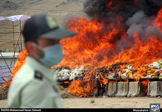 گزارش تصویری| امحاء 57 تن مواد مخدر و روان گردان در مشهد | عکس : محمد حسن صلواتی/شهرآرا