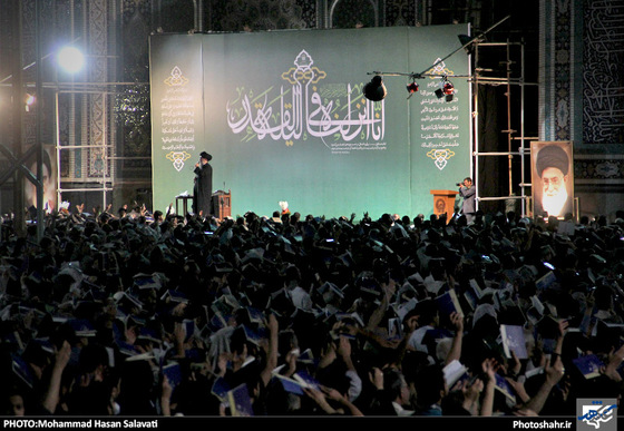 گزارش تصویری |  مراسم احیای شب نوزدهم ماه رمضان در حرم رضوی | عکس محمد حسن صلواتی/شهرآرا