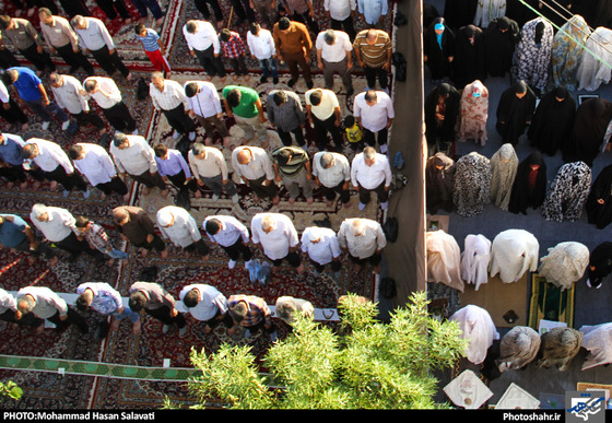 گزارش تصویری| نماز عید فطر در خیابان های شهر مشهد | عکس:محمد حسن صلواتی /شهرآرا