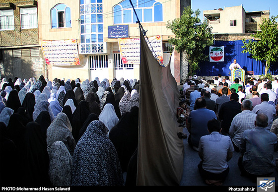 گزارش تصویری| نماز عید فطر در خیابان های شهر مشهد | عکس:محمد حسن صلواتی /شهرآرا