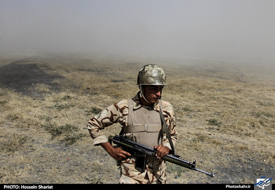 گزارش تصویری | مانور امداد و نجات تیپ 377 پیاده ارتش  | عکس :حسین شریعت /شهرآرا