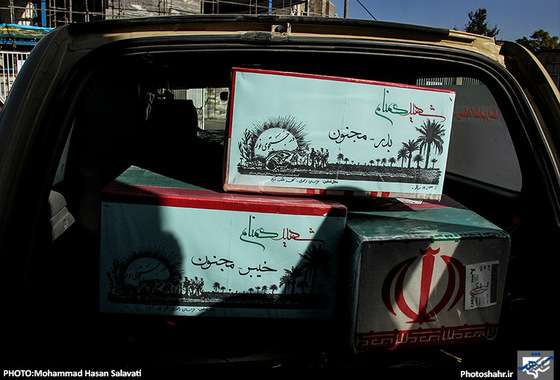 گزارش تصویری | استقبال از 13 شهید خط شکن دوران دفاع مقدس در مشهد | عکس : محمد حسن صلواتی / شهرآرا