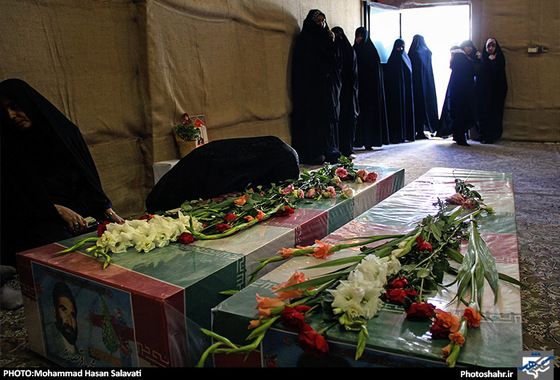 گزارش تصویری | استقبال از 13 شهید خط شکن دوران دفاع مقدس در مشهد | عکس : محمد حسن صلواتی / شهرآرا