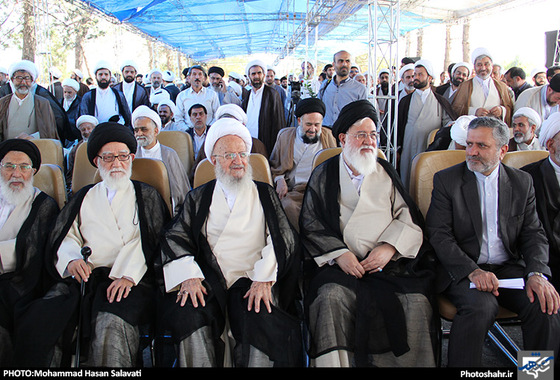 گزارش تصویری | مراسم کلنگ زنی مدرسه علمیه ثامن الحجج(ع) | عکس : محد حسن صلواتی / شهرآرا