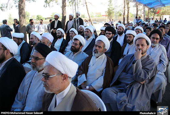 گزارش تصویری | مراسم کلنگ زنی مدرسه علمیه ثامن الحجج(ع) | عکس : محد حسن صلواتی / شهرآرا
