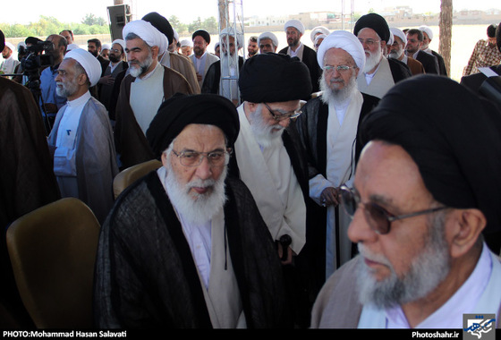 گزارش تصویری | مراسم کلنگ زنی مدرسه علمیه ثامن الحجج(ع) | عکس : محد حسن صلواتی / شهرآرا