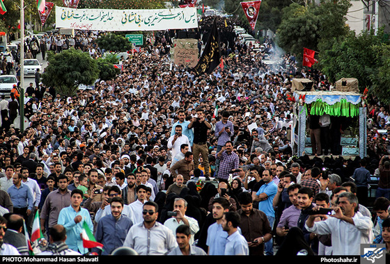 گزارش تصویری |  استقبال از 13 شهید گمنام خط شکن در مشهد | عکس:محمد حسن صلواتی / شهرآرا