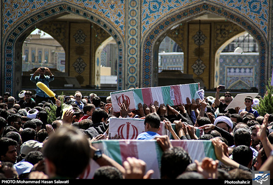 گزارش تصویری مراسم تشییع شهدای گمنام در مشهد | عکس : محمد حسن صلواتی / شهرآرا
