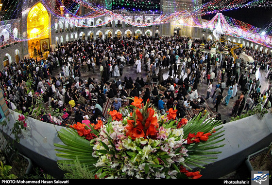 گزارش تصویری / حرم رضوی در شب میلاد امام رضا (ع) / عکس : محمد حسن صلواتی / شهرآرا