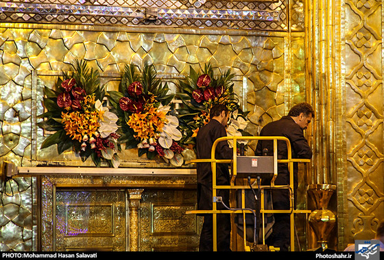 گزارش تصویری / حرم رضوی در شب میلاد امام رضا (ع) / عکس : محمد حسن صلواتی / شهرآرا