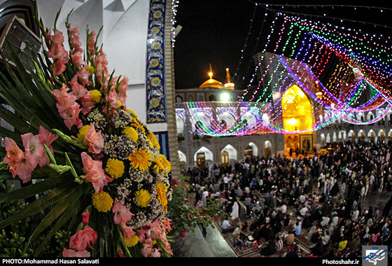 گزارش تصویری / حرم رضوی در شب میلاد امام رضا (ع) / عکس : محمد حسن صلواتی / شهرآرا