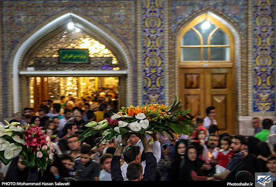 گزارش تصویری / حرم رضوی در شب میلاد امام رضا (ع) / عکس : محمد حسن صلواتی / شهرآرا