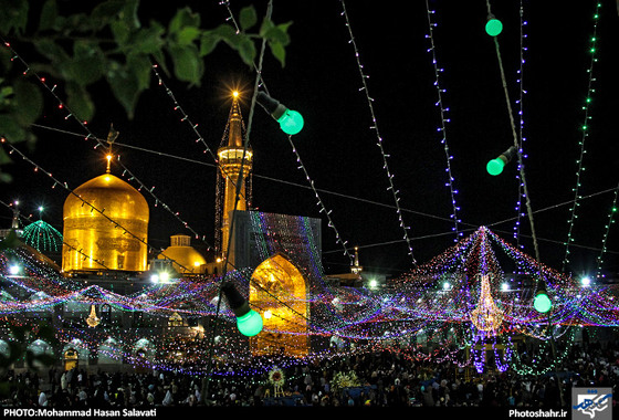 گزارش تصویری / حرم رضوی در شب میلاد امام رضا (ع) / عکس : محمد حسن صلواتی / شهرآرا
