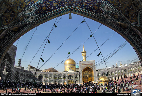 گزارش تصویری / حرم رضوی در شب میلاد امام رضا (ع) / عکس : محمد حسن صلواتی / شهرآرا