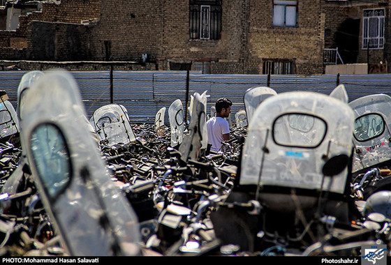 گزارش تصویری | پارکینگ موتورهای توقیفی در مشهد | عکس :محمد حسن صلواتی /شهرآرا