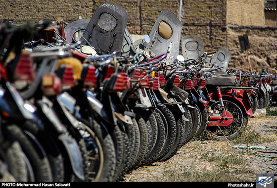 گزارش تصویری | پارکینگ موتورهای توقیفی در مشهد | عکس :محمد حسن صلواتی /شهرآرا