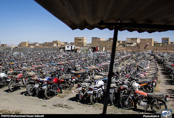 گزارش تصویری | پارکینگ موتورهای توقیفی در مشهد | عکس :محمد حسن صلواتی /شهرآرا
