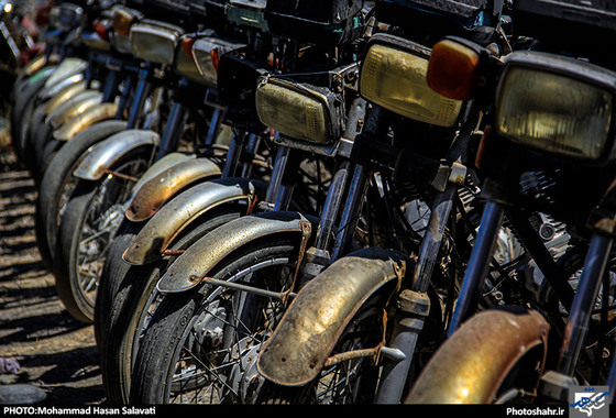 گزارش تصویری | پارکینگ موتورهای توقیفی در مشهد | عکس :محمد حسن صلواتی /شهرآرا