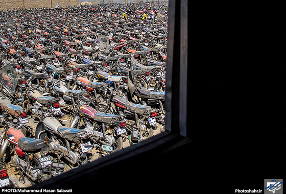 گزارش تصویری | پارکینگ موتورهای توقیفی در مشهد | عکس :محمد حسن صلواتی /شهرآرا