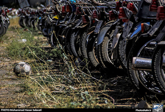 گزارش تصویری | پارکینگ موتورهای توقیفی در مشهد | عکس :محمد حسن صلواتی /شهرآرا
