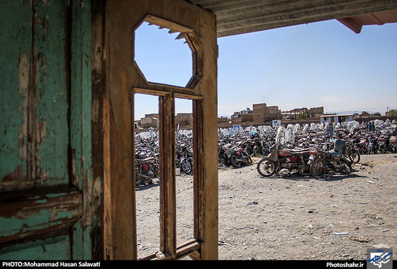 گزارش تصویری | پارکینگ موتورهای توقیفی در مشهد | عکس :محمد حسن صلواتی /شهرآرا