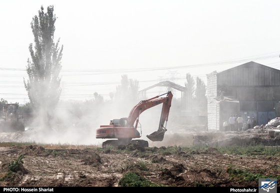 گزارش تصویری | تخریب ساخت و سازها غیرمجاز اطراف کشف رود | عکس : حسین شریعت /شهرآرا