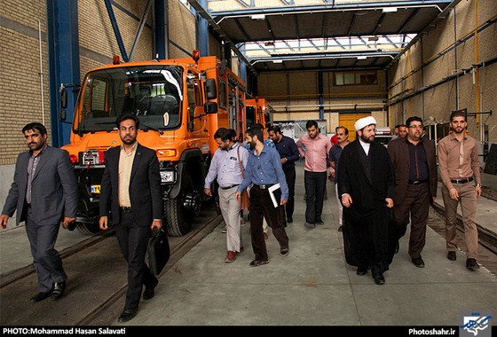 گزارش تصویری | بازدید شهرآرایی ها از قطار شهری مشهد | عکس : محمد حسن صلواتی / شهرآرا