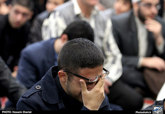 گزارش تصویری | مراسم ختم محسن حاجی حسنی کارگر قاری جان باخته در حادثه منا | عکس : حسین شریعت / شهرآرا