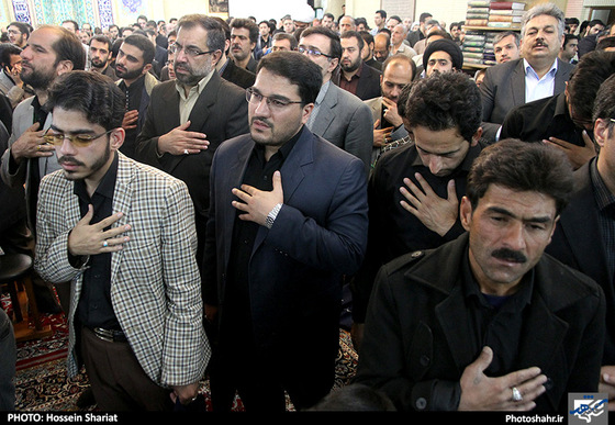 گزارش تصویری | مراسم ختم محسن حاجی حسنی کارگر قاری جان باخته در حادثه منا | عکس : حسین شریعت / شهرآرا